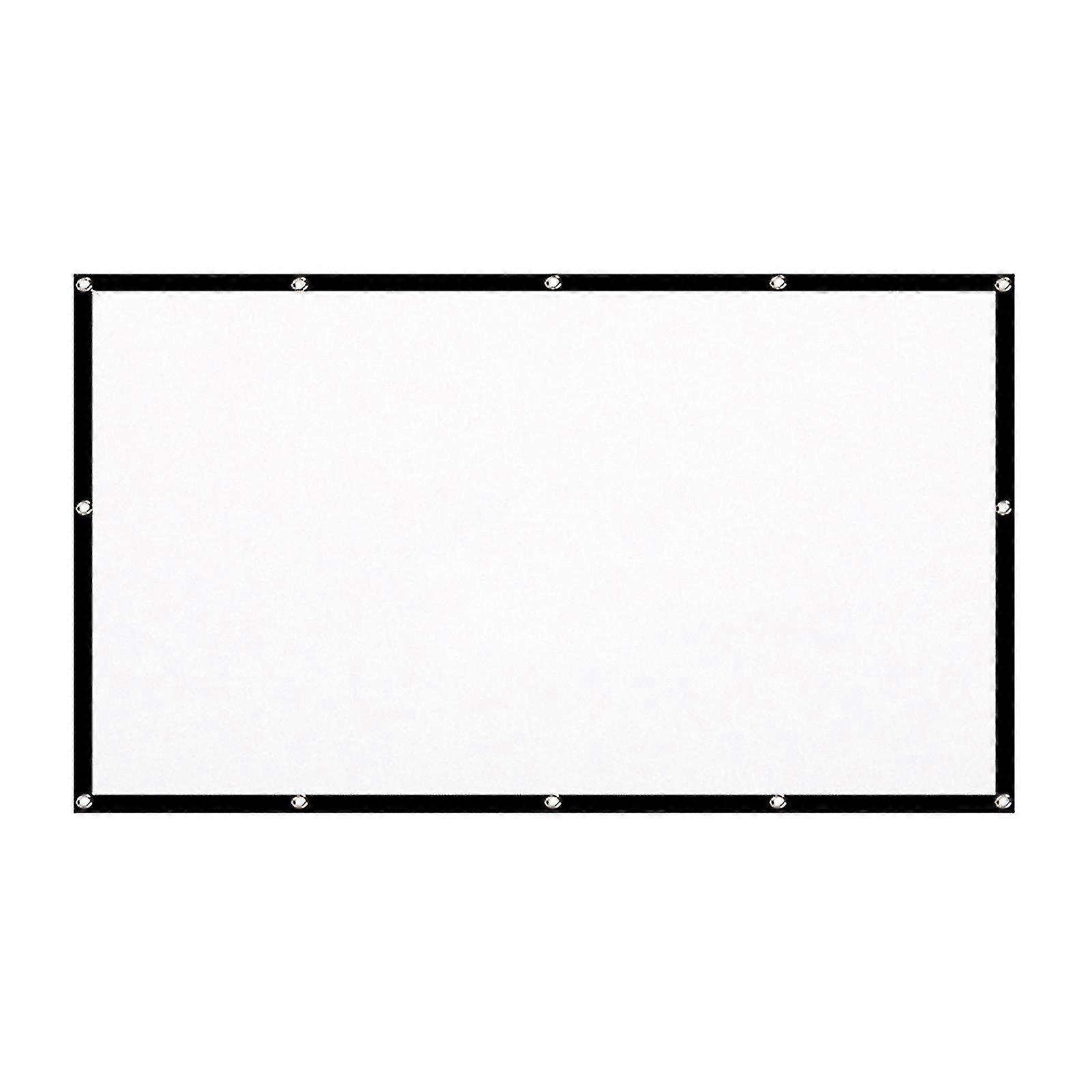 מסך מקרן HD נייד 16:9 מסך הקרנה מתקפל עבה עמיד לקולנוע ביתי בחוץ