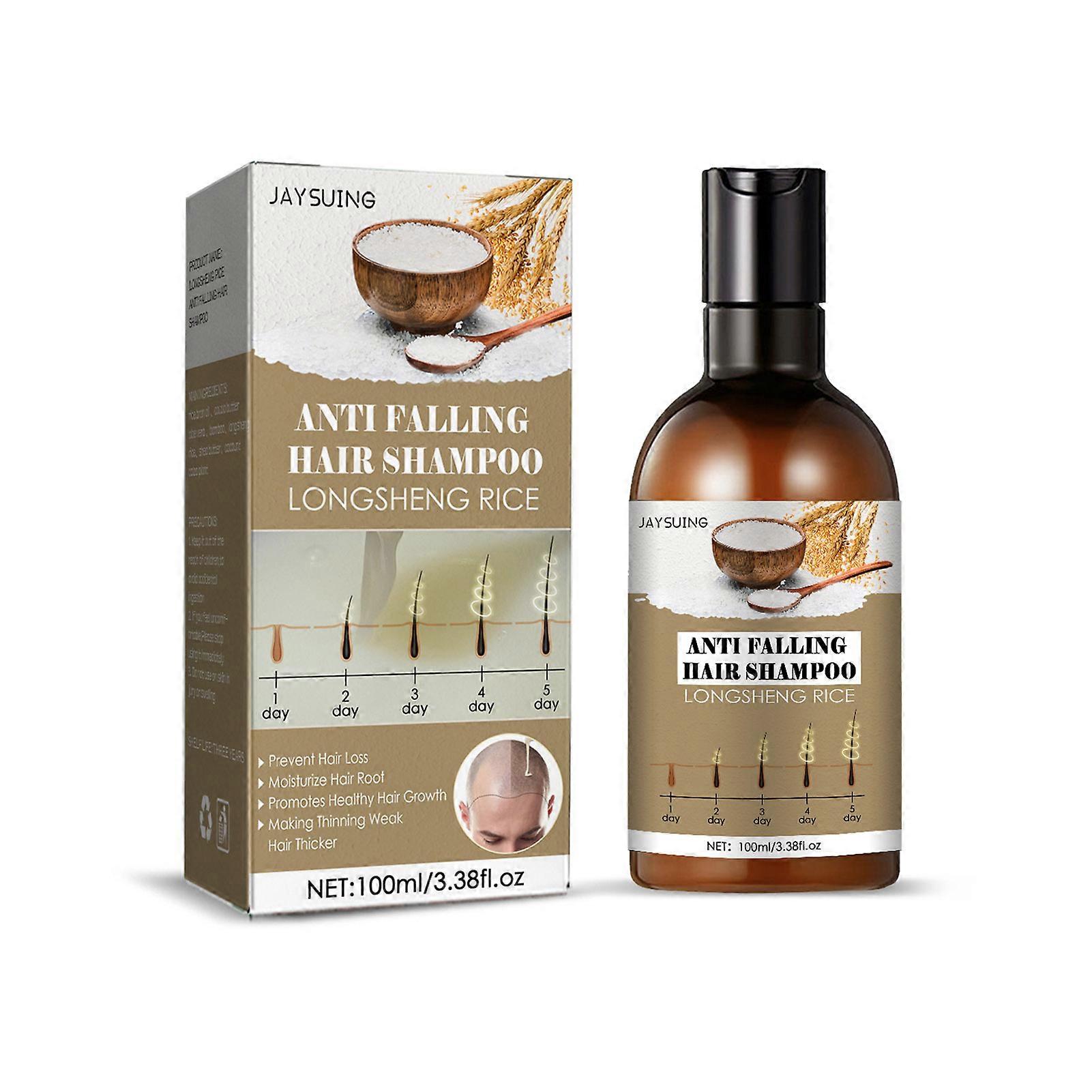 Rice Water Hair Growth Shampoo Healthy and Non Stimulating Shampoo for Helping Repairing Damaged Hair