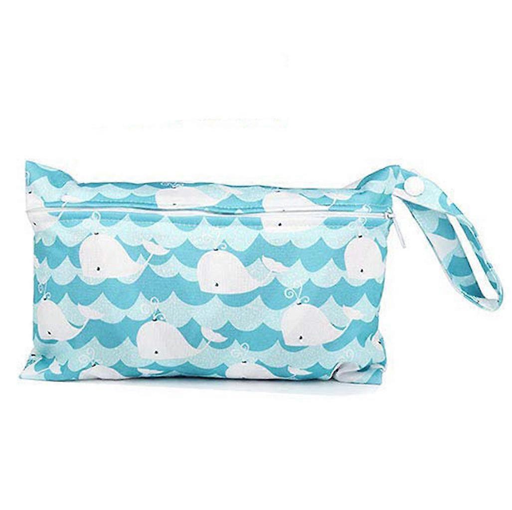 Travel Wet Wipe Holder and Reusable Cloth Wipes Bag Set Portable Refillable