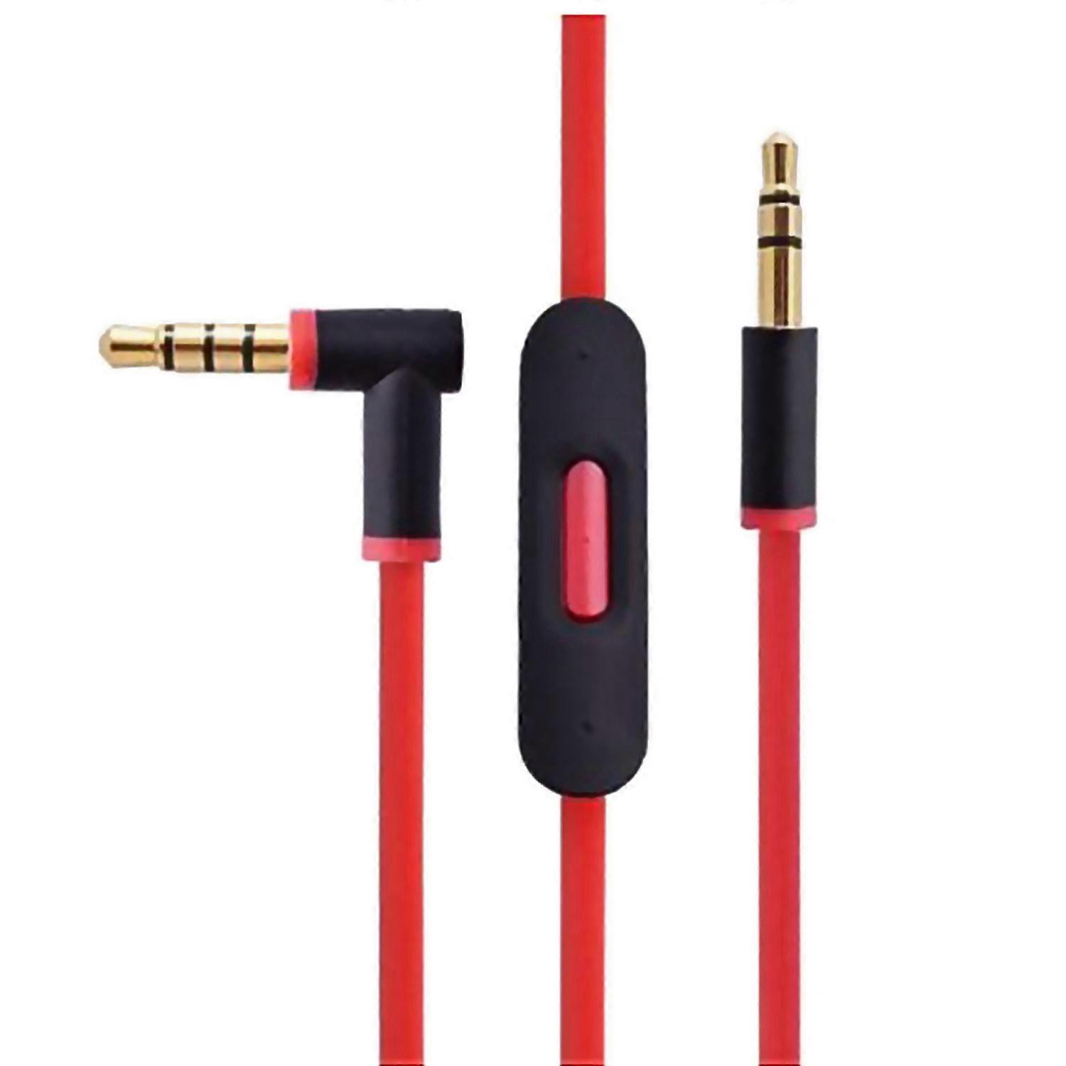 Replacement Audio Cable for By Headphones with in Line Mic for Studio/Executive/Mixr/Solo/Wireless/