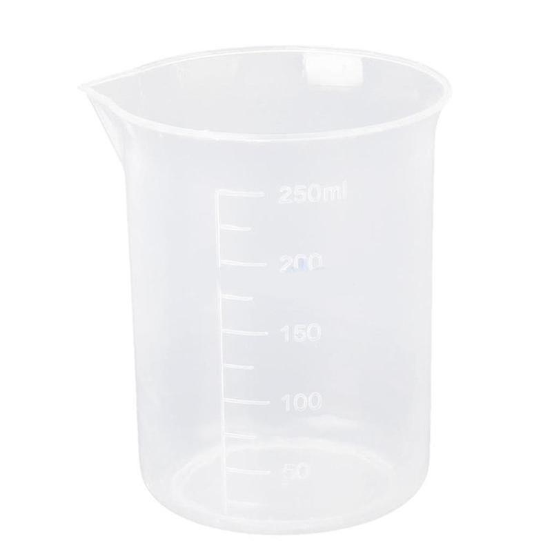 Measuring Cup Transparent Corrosion Resistant Polypropylene Numeric Graduations Beaker for Home