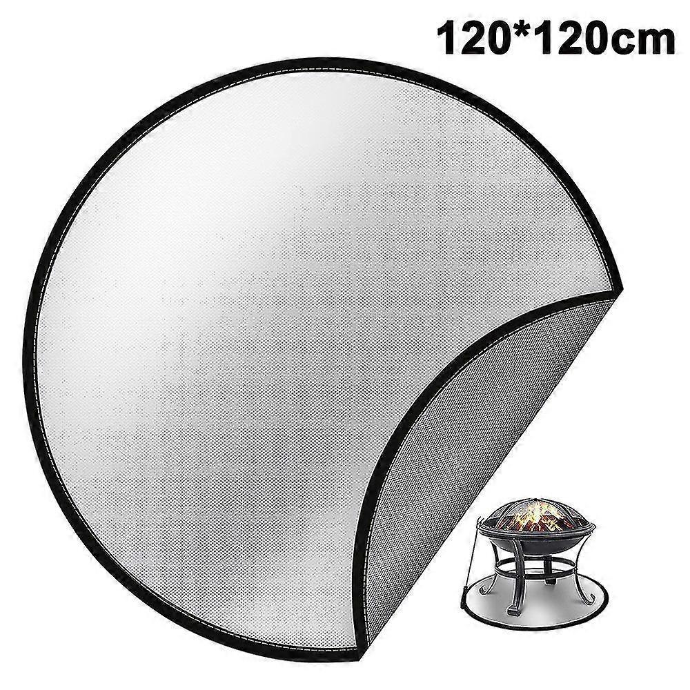 Silicone Fireproof Fire Pit Mat,fire Pit High Temp Mat,under Grill Mat HLU