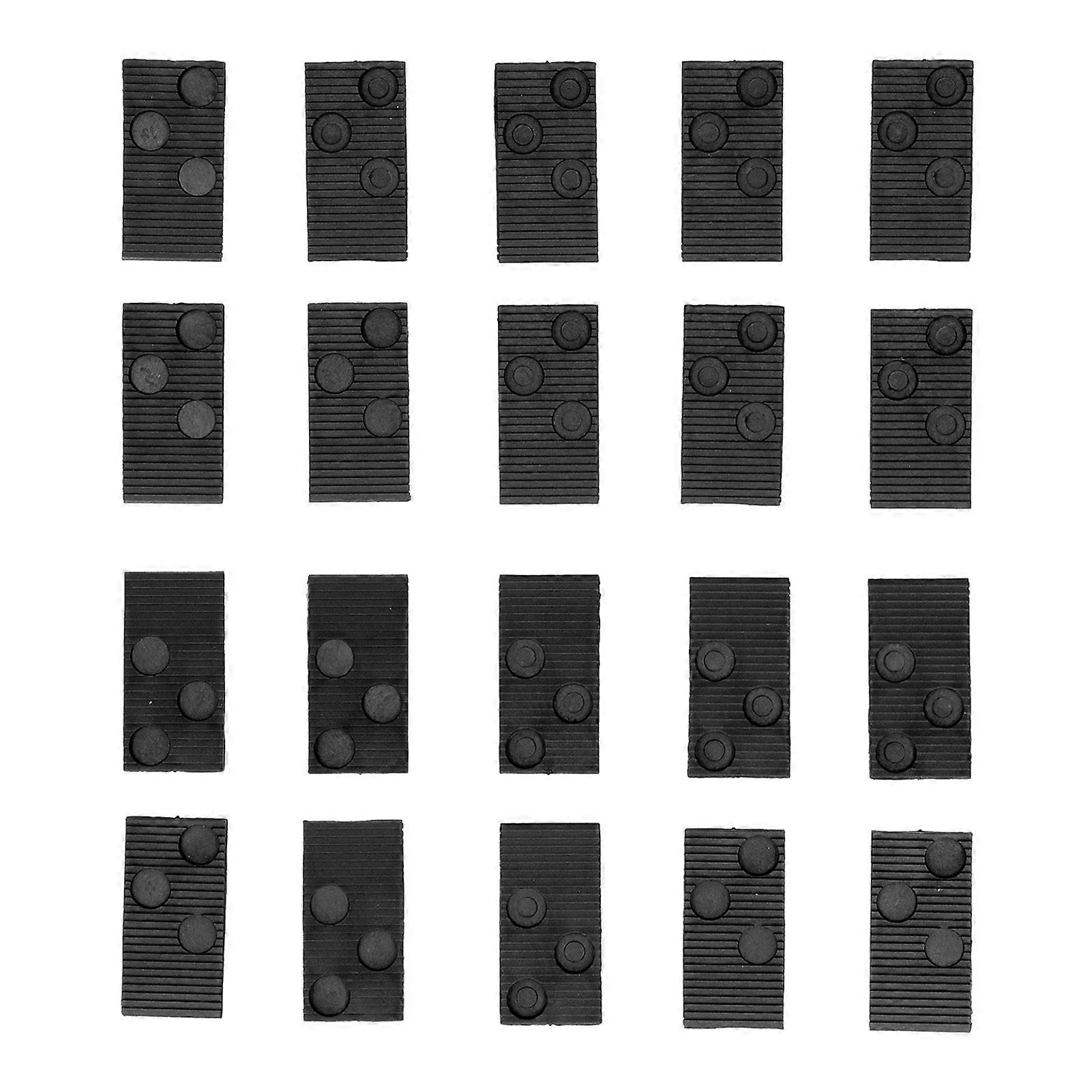 20Pcs Tapping Block Floor Install Installation Tool Set Flooring Kit for Tile LaminateBlack