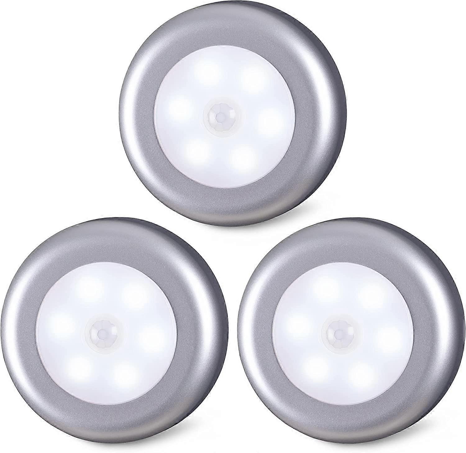 3 Pcs Motion Sensor Night Light(Round)