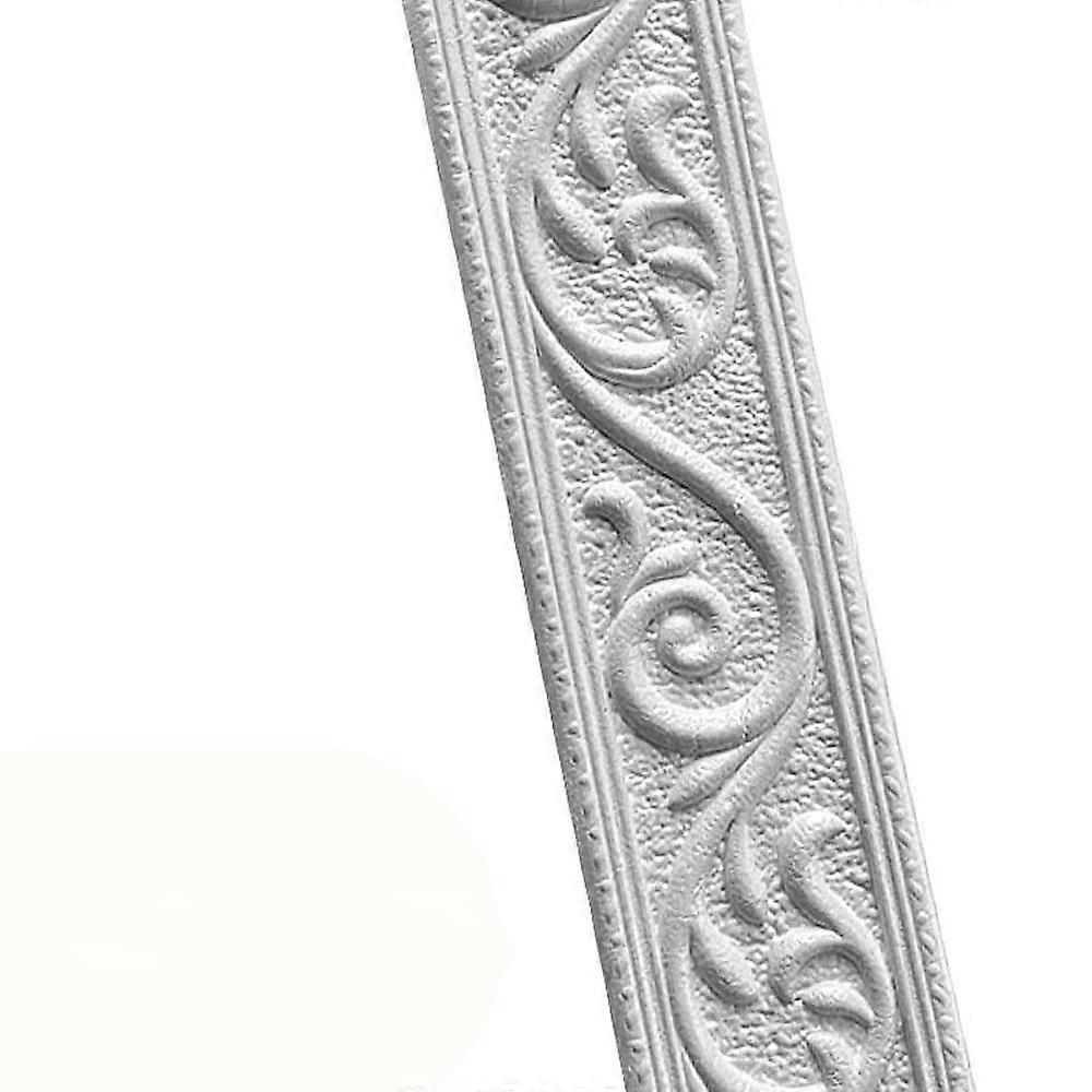 Wallpaper Border 3D Waterproof Wall Trim Line (Silver,2306cm)