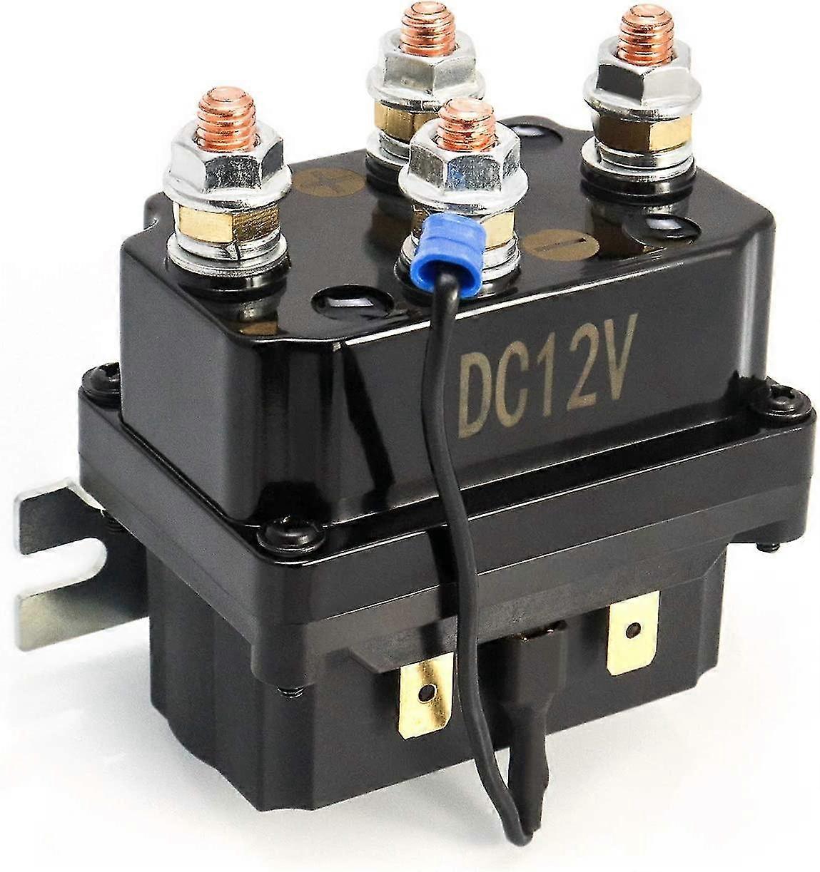 12v 250a Winch Relay Magnetic Switch For Aut Utv 3000-5000lbs Winch
