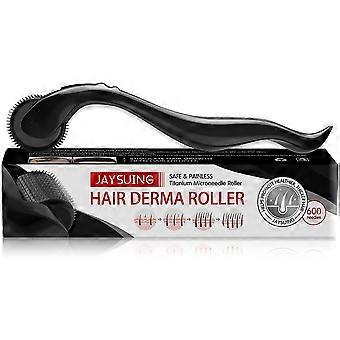 Cabelo Micro agulha rolo de massagem do couro cabeludo promove o crescimento do cabelo seguro e indolor Titânio Micro agulha rolo pente de cabelo para prevenir a calvície Consolida