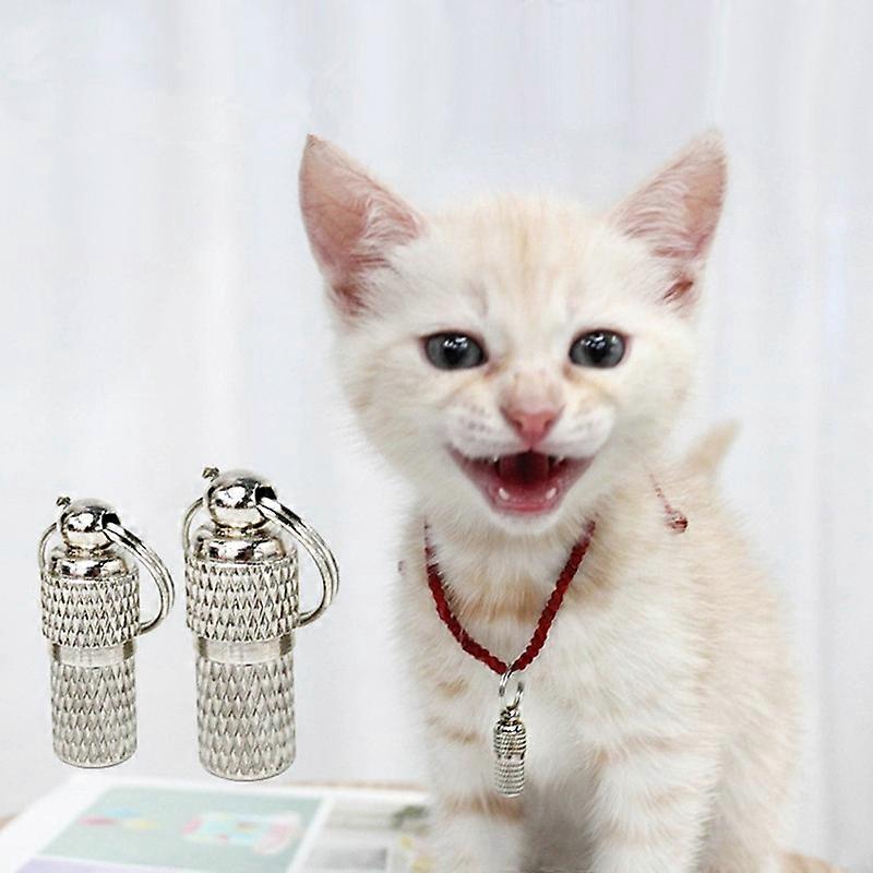 Pet ID Tags,Custom Dog Tags Cat Tags Personalized,Dog Tags with Name Tag and Tel Address,Puppy and Kitten Collar Silver Accessories