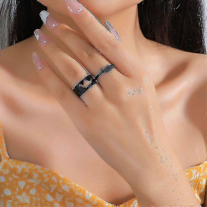 2pcs Matching Dinosaur Rings Set Finger Knuckle Ring For Wedding