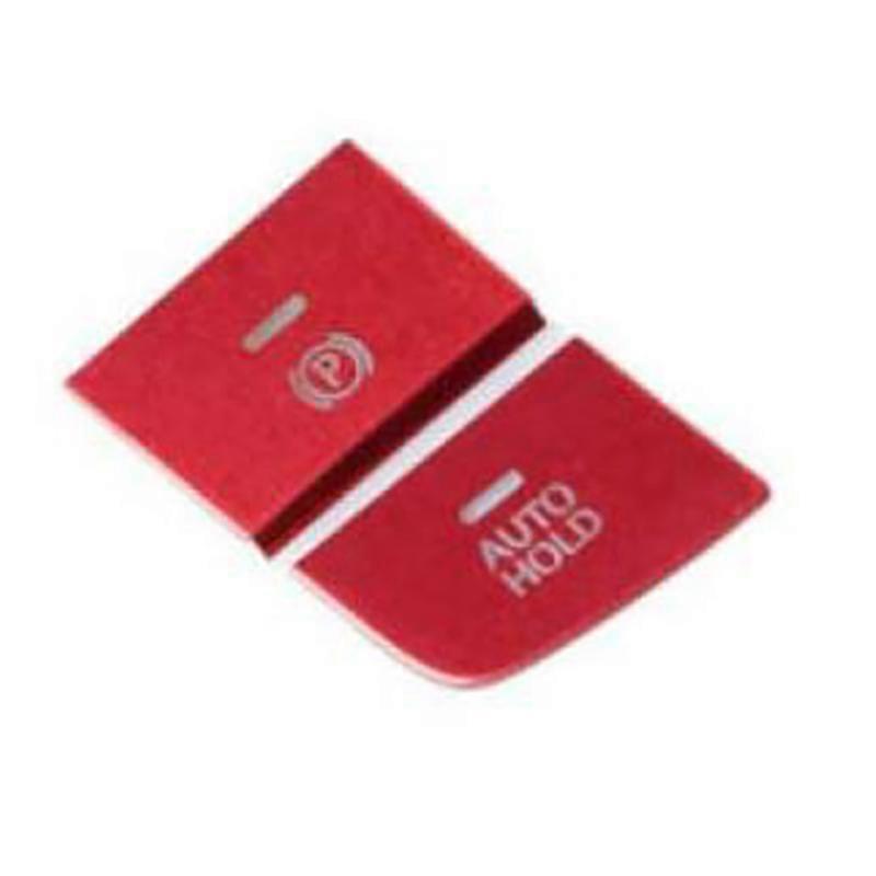 Car Aluminum Handbrake Parking Brake AUTO HOLD Button Cover Frame Trim Sticker for 3 Axela -30 MX-3