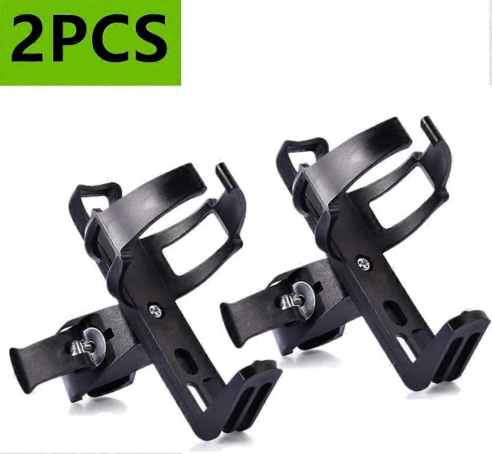 2pcs Adjustable Bicycle Water Bottle Rack Cage 360 Degree Rotating