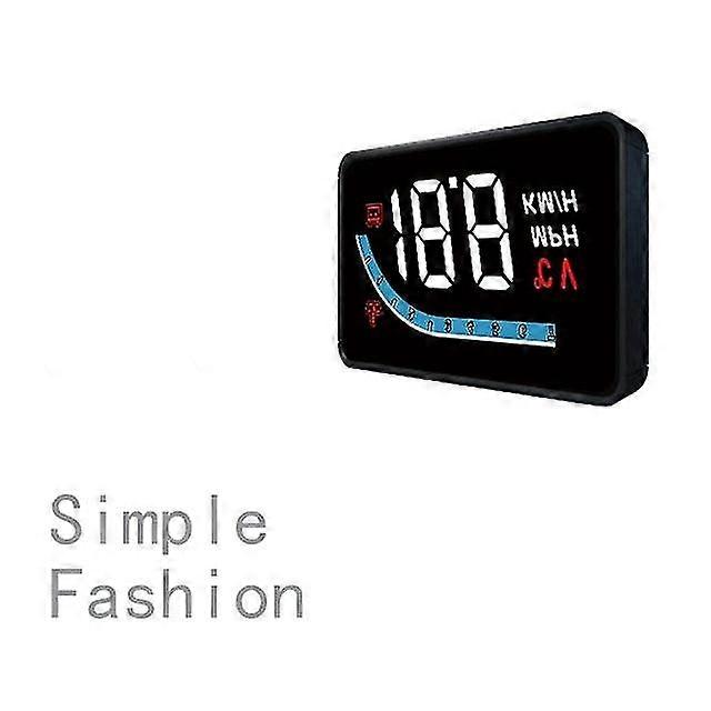 L1 Hud Auto Head-up Display Langlebig Praktische und Bequeme Wassertemperatur pro Stunde Obd Auto Display