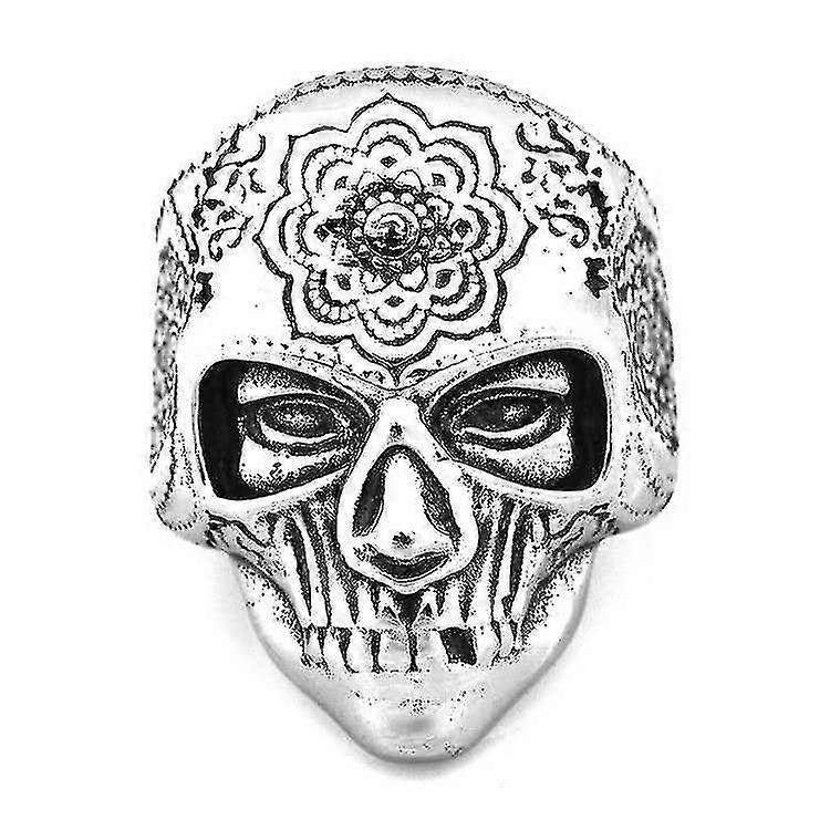 Creative Anime Carved Skull Ring - Punk Engraved Skull Ring