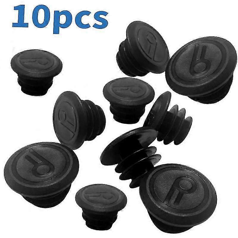 10pcs Bicycle Handlebar Plugs Bicycle Handlebar End Plug Plastic Mountain Road