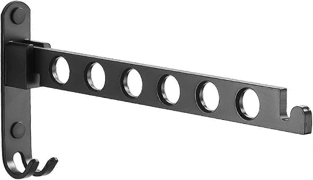 Foldable Clothes Rack, Wall Mounted Folding Hanger.