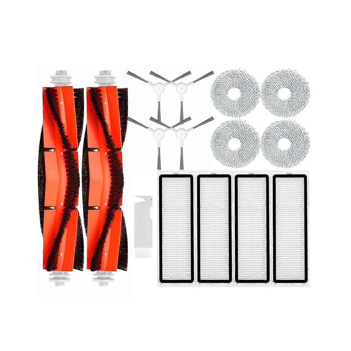 For Robot Vacuum S10+ / S10 Plus Spare Parts Accessories Main Side Brush Hepa Filter Mop Rag Cloth