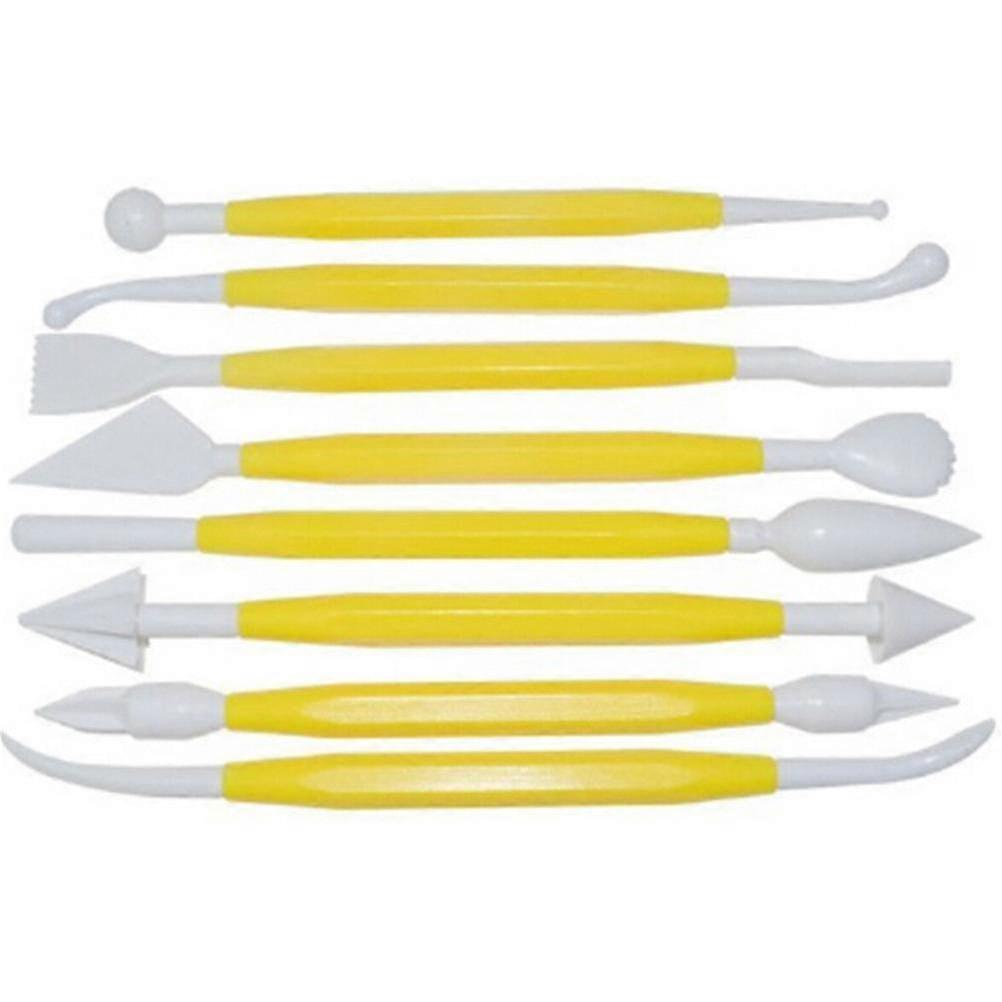 8pcs / set Plastic Clay Sculpting Set Polymère Modeling Clay Tools