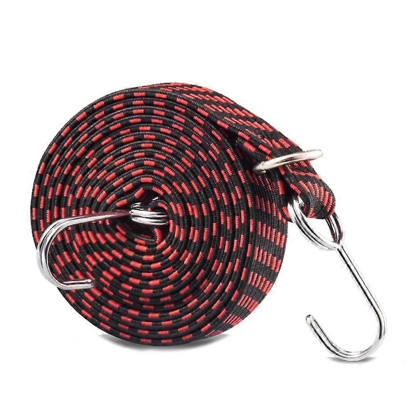 1M/3M Length Elastic Strap Rope with Metal Hooks Multipurpose Bungee Strap