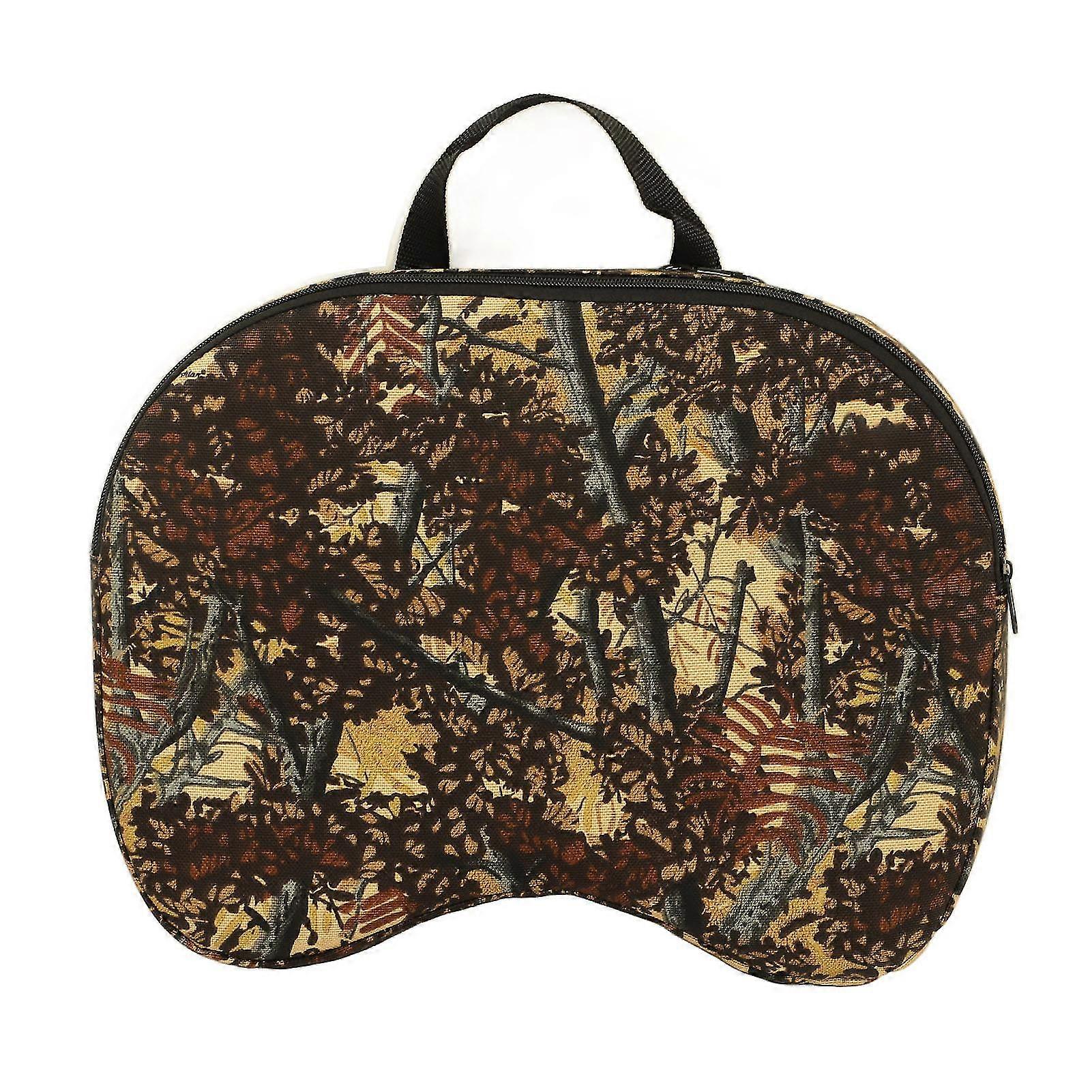 Waterproof Hunting Seat Cushion Thickened Camouflage Outdoor Pad with Zipper Closure for Stadium Use
