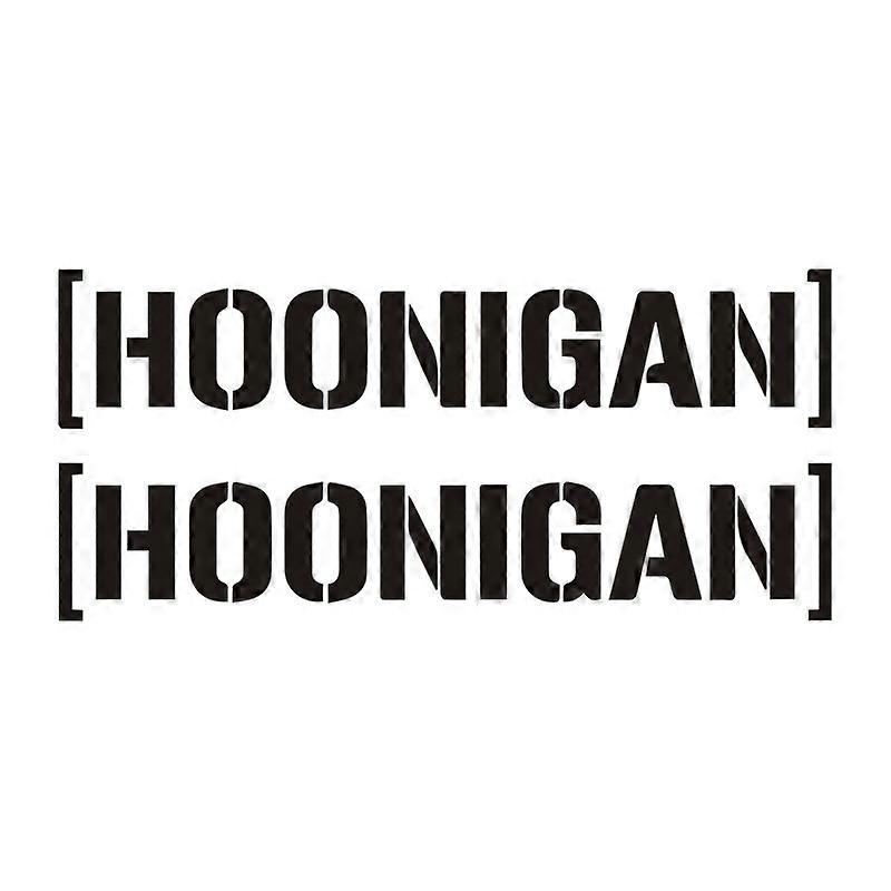 Car Stickers 15.2CM*3.2CM HOONIGAN Funny Car Motorcycles Stickers Reflective Decoration BUY 2 SAVE HALF Custom Sticker