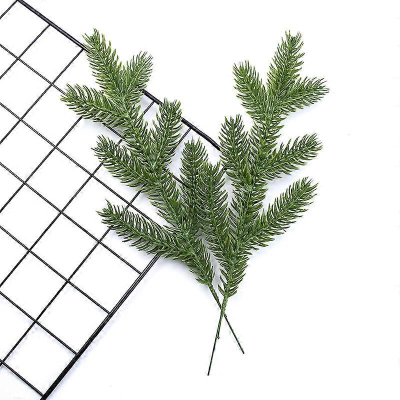5PCS Artificial Plants for Decoration Wedding Scrapbooking Flowers Green Leaves New Year Christmas Decorative Garland for Home