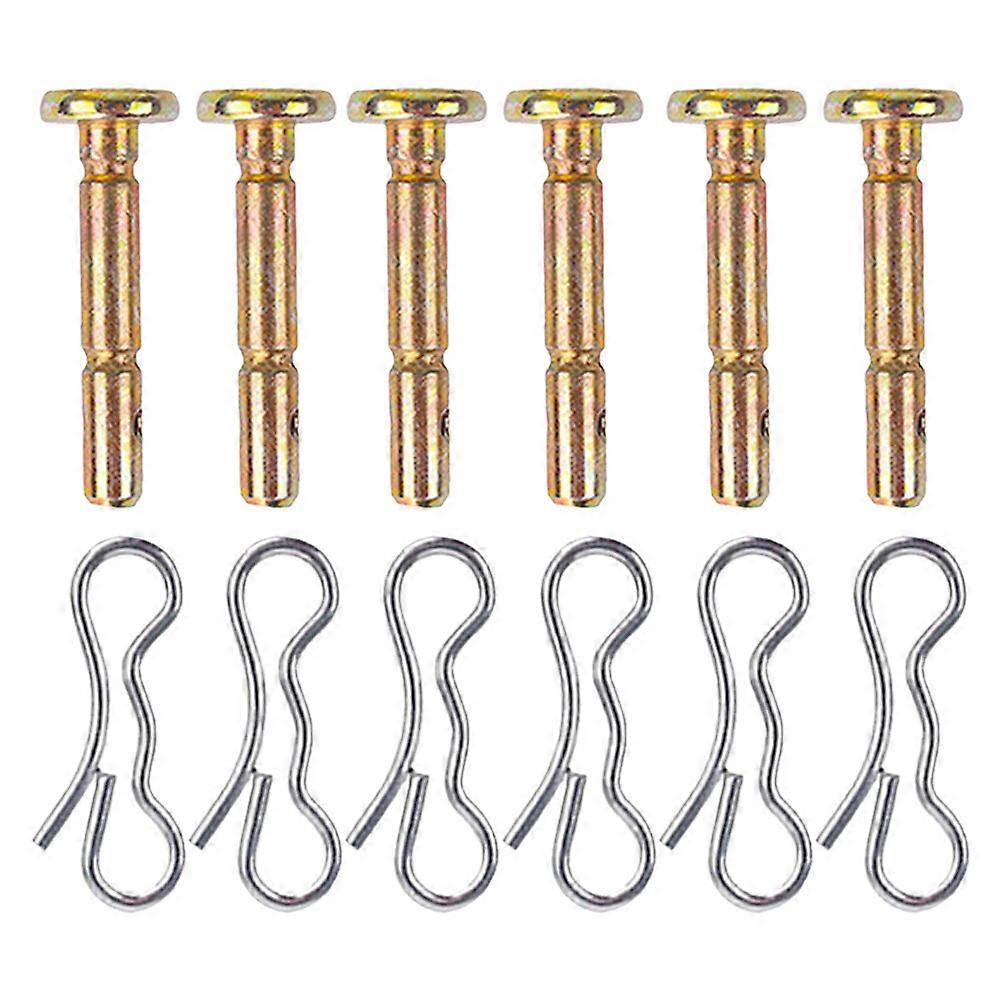 6 Sets Snowblower Shear Pins Replacement Snow Blower Parts Shear Pins Cotter Pins
