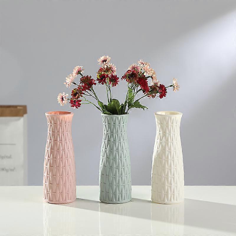 12 Chic Designs Foldable Plastic Flower Vases – Assorted Patterns, Perfect For Parties & Wedding Tables