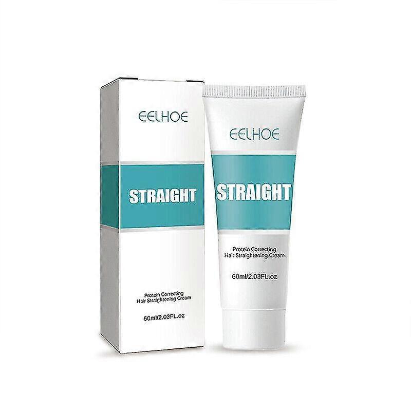 Crème Lissante Correctrice de Protéines Cheveux Lisseuse Soins des Cheveux Raides 60ml Tw