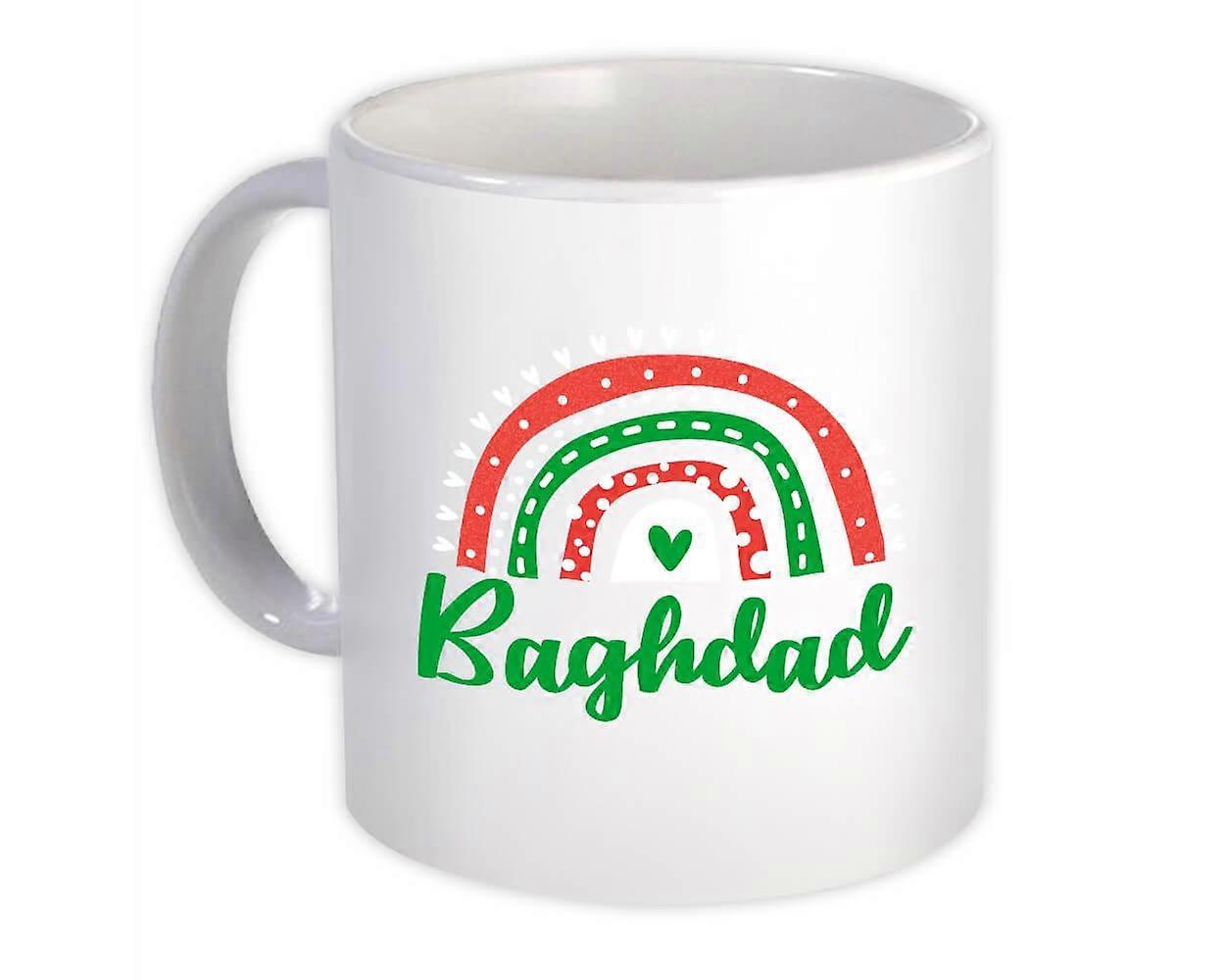 Gift Mug: Baghdad Iraq Rainbow
