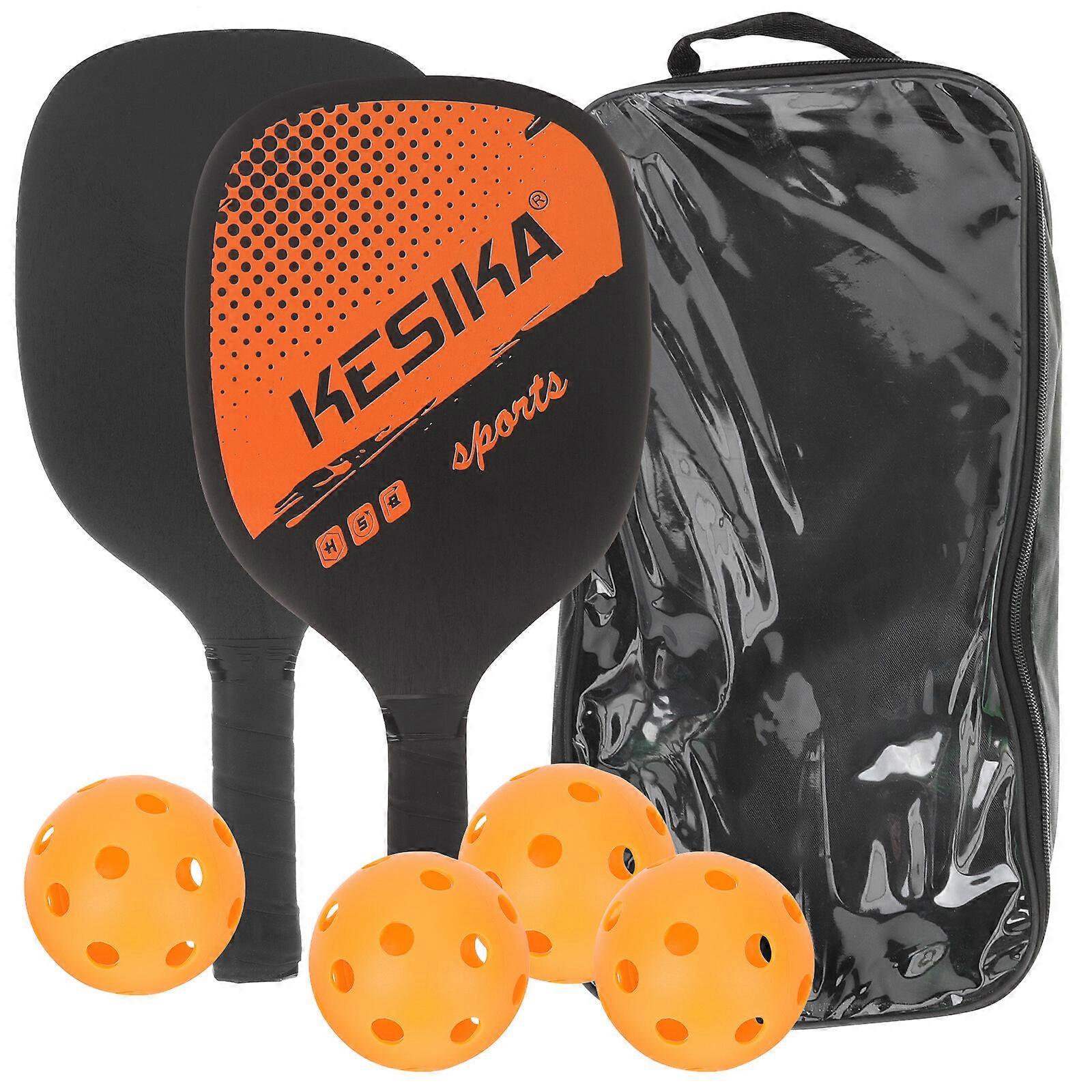 1 sett med pickleballracket, profesjonelt pickleballsett, kreative pickleballpadler, interaktive leker