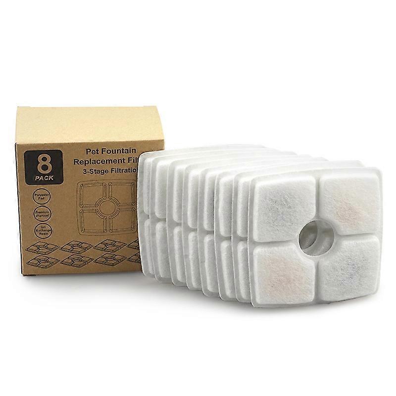 8PCS Water Dispenser Filter Element Square Filter Element