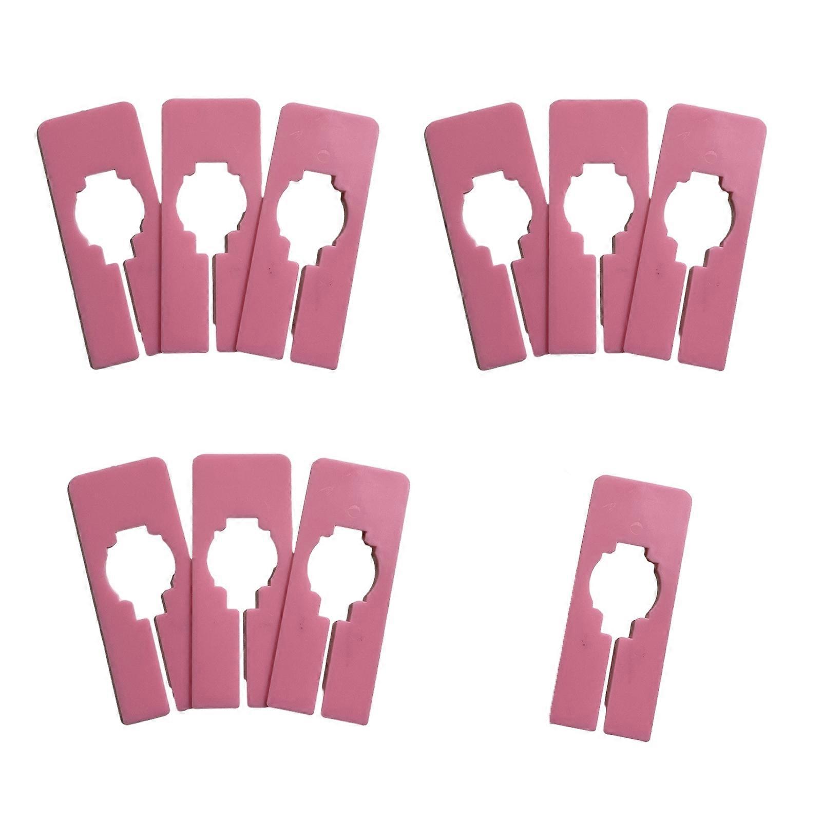 10 Pcs Size Separator Rectangular Size Separator Plastic Clothing Rack Size Dividers Closet Dividers Household Supplies