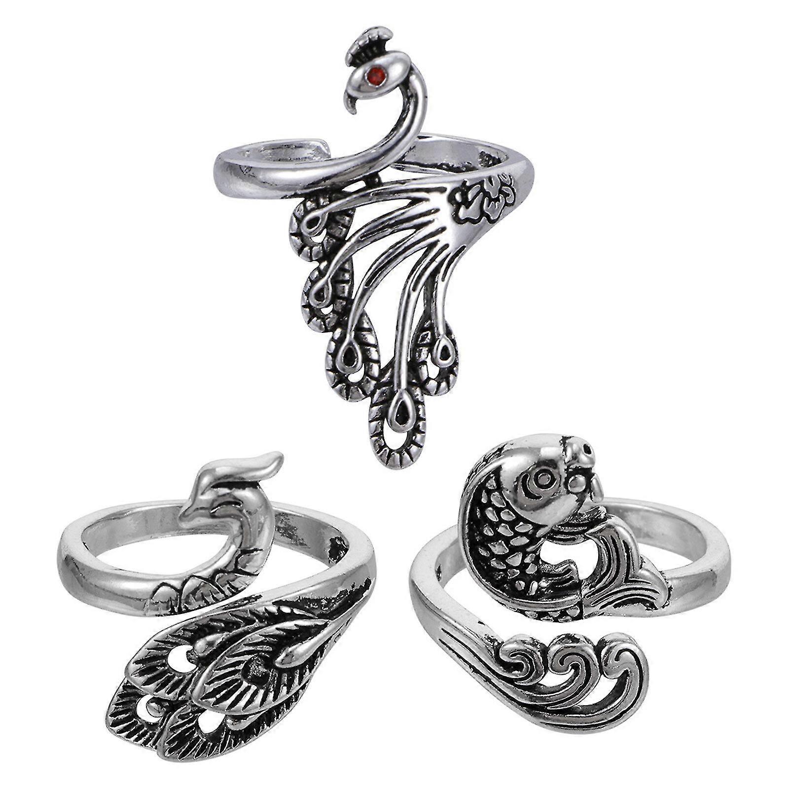 3pcs Vintage Knitting Loop Crochet Loop Knitting Accessories Yarn Knit Ring