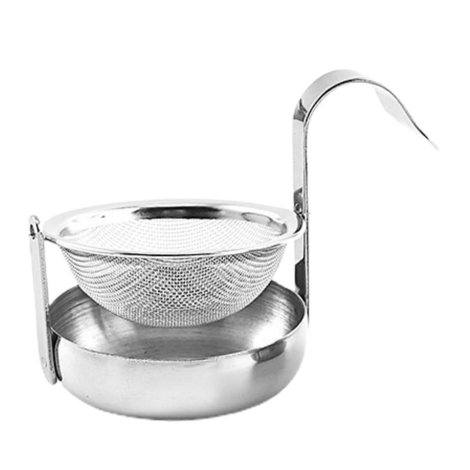 Tea Infuser Rotatable Convenient 304 Stainless Steel Anti-rust Mesh Tea Strainer for Home