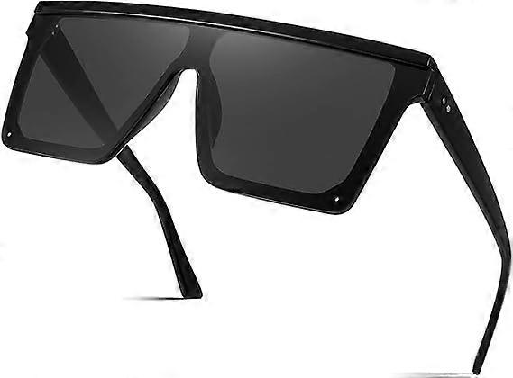 Oversized sluneční brýle Pánské Flat Top Square Trendy Plexor Shades UV400 B2470