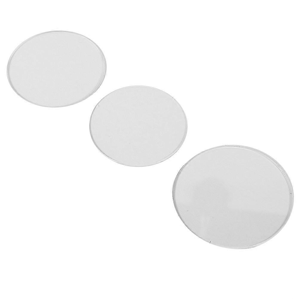 Ensemble de remplacement de verre de montre rond transparent 3pcs (35mm, 36mm, 40mm)