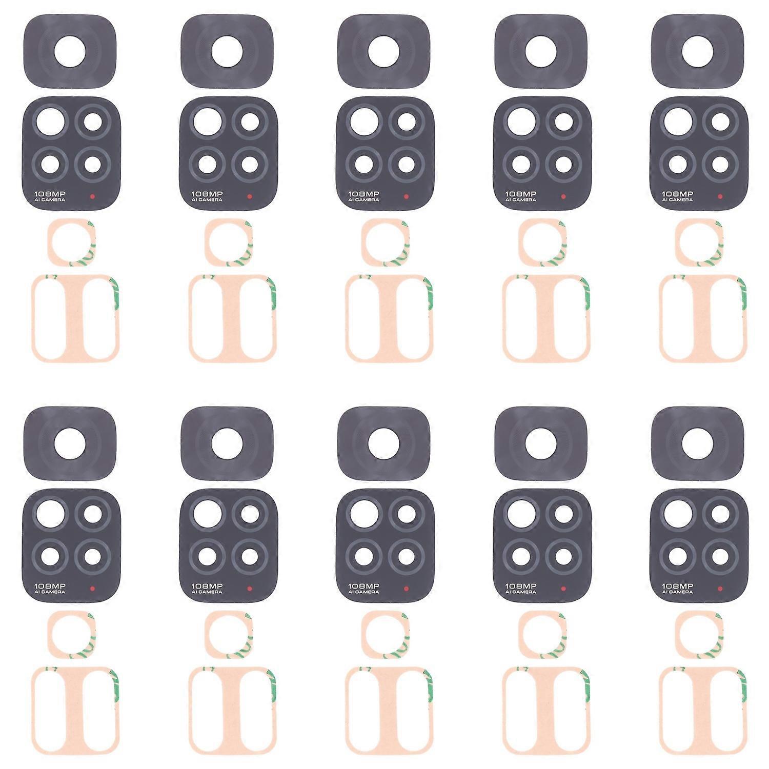 10 PCS Back Camera Lens For Xiaomi Redmi Note 11S 2201117SG