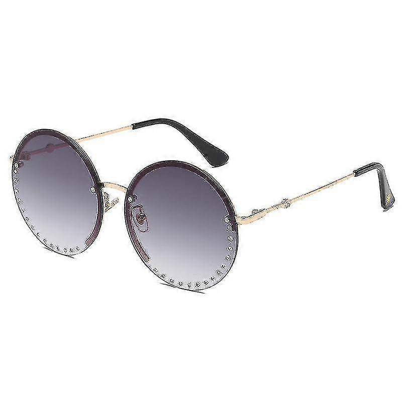 cateye sunglasses classic sheet)unisex square y1005 gray