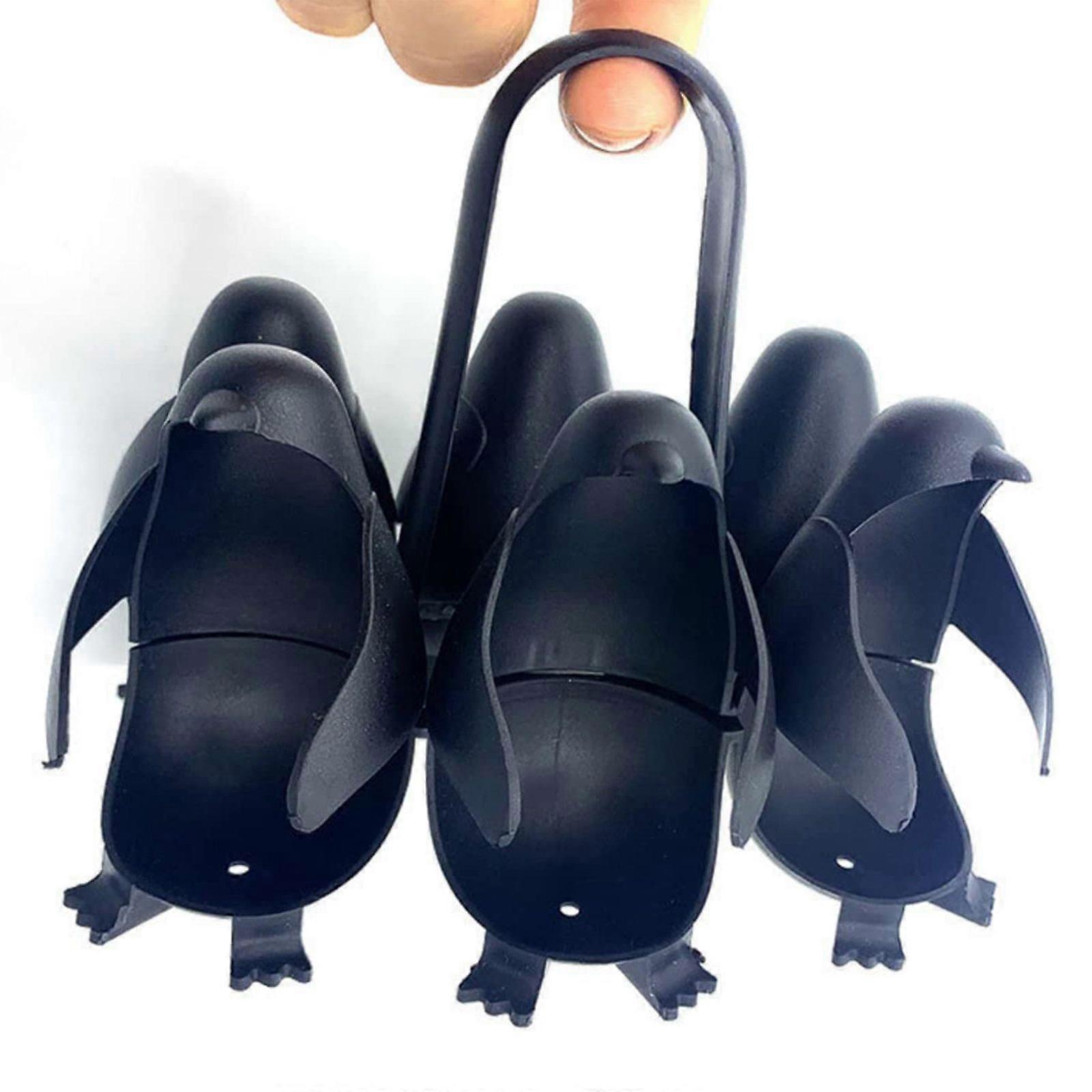 6x For Egg Racks Three-In-One Steamer Penguin Shaped Egg Boilers Kitchen Gadgets