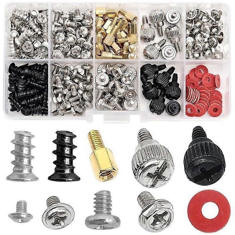 228 Pcs Computer Screws PC Computer Screws PC Screw Box for PC Assembly and PC Repair