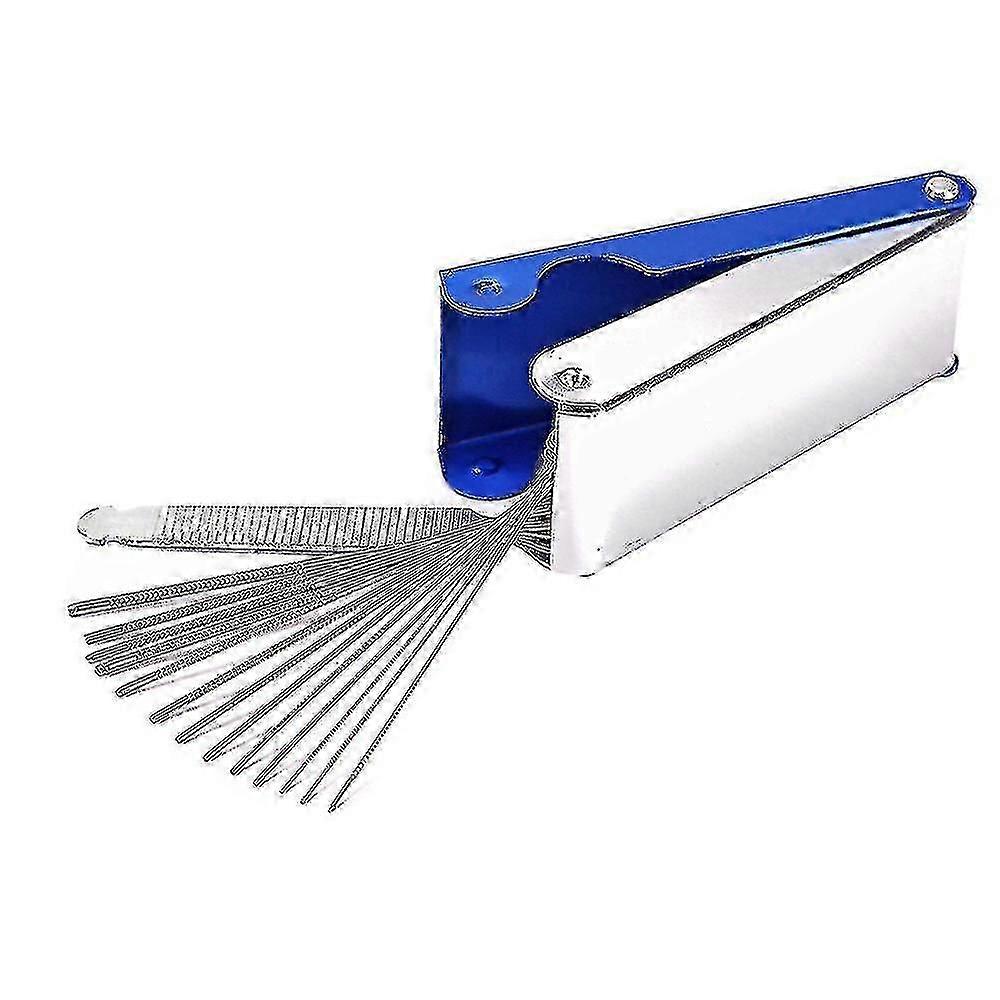 Guitar Nut Bridge File Set Luthiers Tool Box 13 Sizes Of Files 1 Flat File For Guitar Banjo Mandolin Bass String Groove Slot Xxf