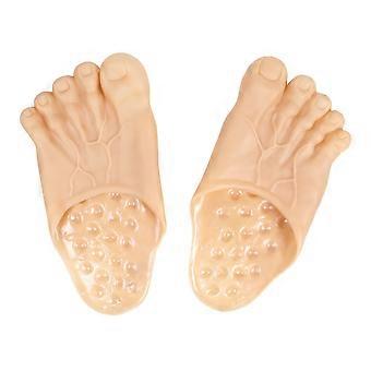 Simulatie grote teen pantoffels grappige teen pantoffels vijf vinger teen schoenen voor halloween feesten en gemaskerde partijen