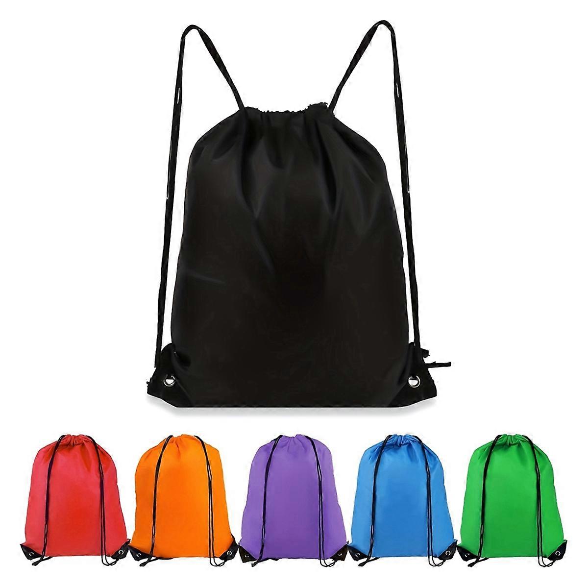 Drawstring Backpack 6 Colors Drawstring Bags, Draw String Back Bag Drawstring Bags Bulk for Sports Gym Travel Swimming