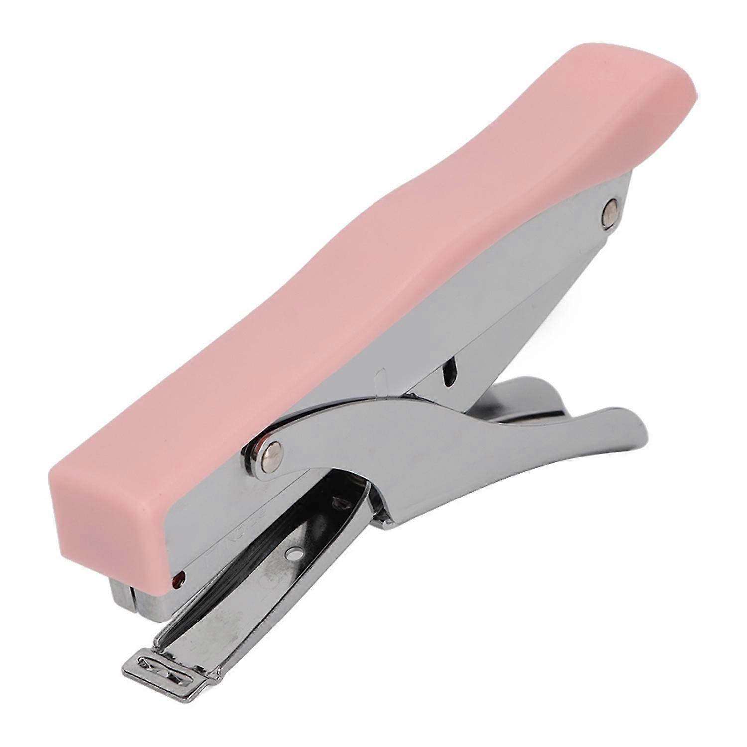 Hand Held Stapler Ergonomic Frosted Surfaces Portable Plier Stapler Home School Office Binding Docum
