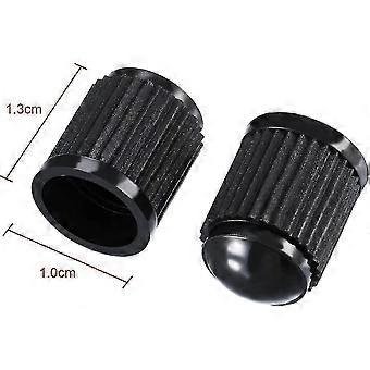 200 Pack Tyre Valve Dust Caps For Car, Motorbike, Trucks, Bike, Bicycle (black)