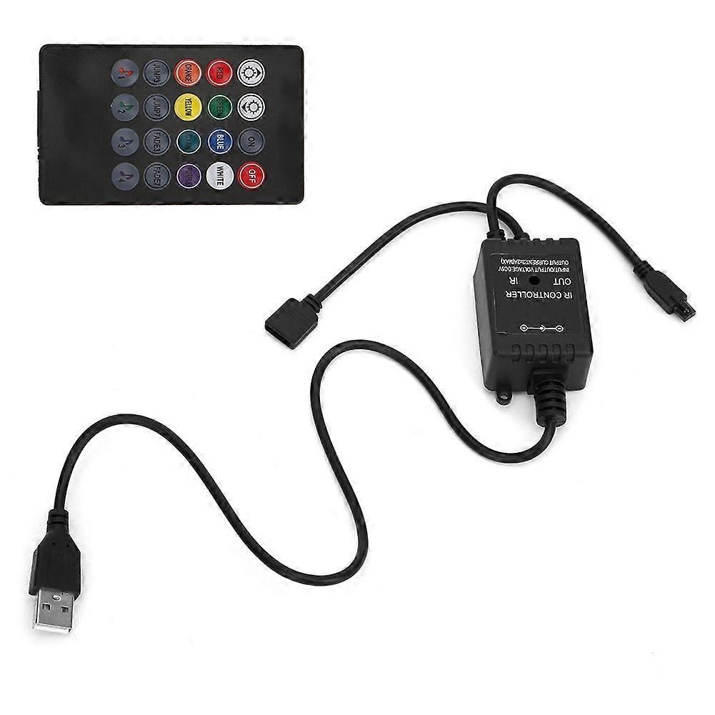 5V 20 Keys Music Controller USB Remote Control RGB Controller for 5050 3528 Light Strip