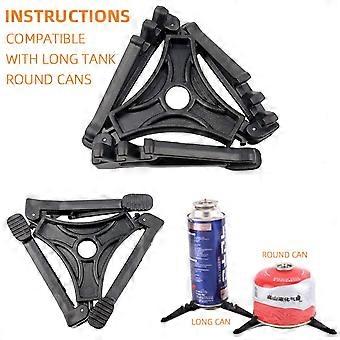 Gas Tank Bracket Foldable Outdoor Camping Cooking Gas Tank Bracket Cartridge Canister Stand Tripod
