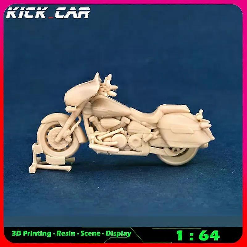 1/64 Motorcycle (Without Jiffy Stand) Model Car Diorama Uncolored Resin Garage Scene Decoration Simulation Scene Toy MAXP