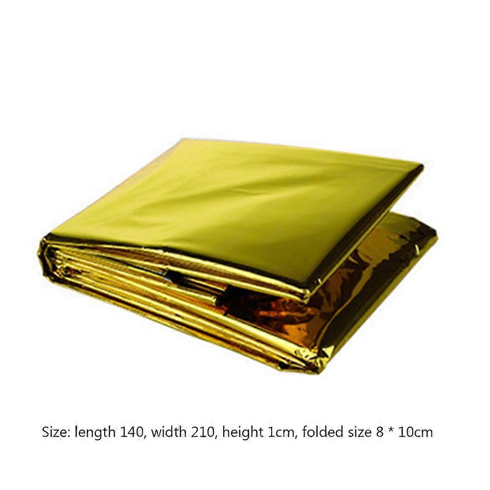 Foldable Survival Blanket Outdoor First Aid Silver/Gold Emergency Survival Rescue Shelter Camping Keep Warm Blankets