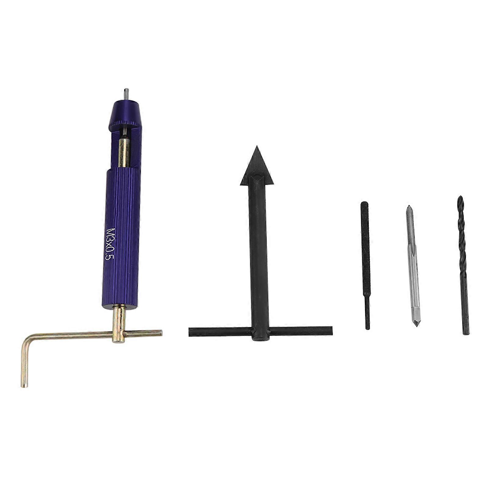 M3 Stainless Steel Wire Thread Insert Combination Tool Set Thread Repair Kit